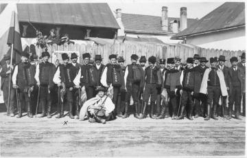 Turianskí gazdovia v Martine vítajú prezidenta Mas Turianskí gazdovia v Martine vítajú prezidenta Mas