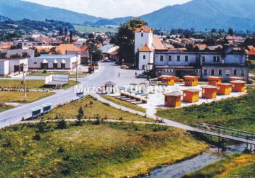 Pohľad z veže evanjelického kostola na severovýcho Pohľad z veže evanjelického kostola na severovýcho