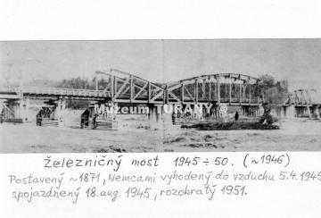 Starý železničný most - r.1946 Starý železničný most - r.1946