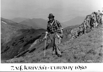 Výstup na Veľký Fatranský Kriváň - historické foto Výstup na Veľký Fatranský Kriváň - historické foto