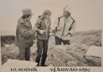 Výstup na Veľký Fatranský Kriváň - historické foto Výstup na Veľký Fatranský Kriváň - historické foto