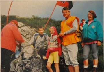 Výstup na Veľký Fatranský Kriváň - historické foto Výstup na Veľký Fatranský Kriváň - historické foto