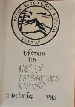Výstup na Veľký Fatranský Kriváň - historické foto Výstup na Veľký Fatranský Kriváň - historické foto