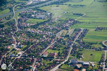 Letecký pohľad na Turany - júl 2019 - foto č.4 Letecký pohľad na Turany - júl 2019 - foto č.4