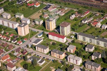 Letecký pohľad na Turany - júl 2019 - foto č.10 Letecký pohľad na Turany - júl 2019 - foto č.10